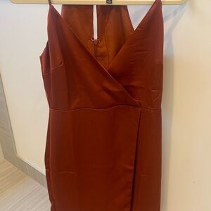 Lulu's Terracotta Mini Dress